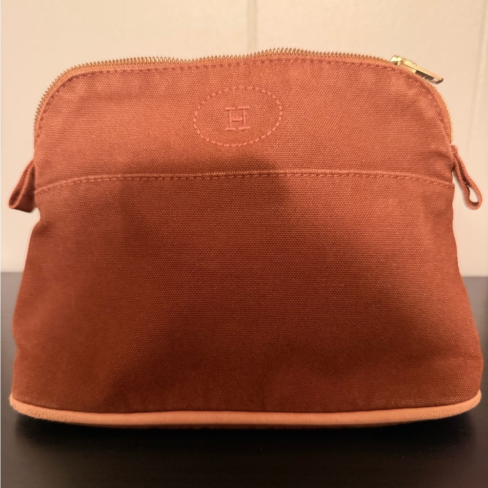 Hermes Canvas Pouch